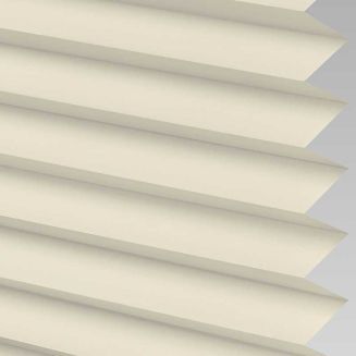 Intu Infusion Asc Ivory Pleated Blind With Gunmetal Cassette