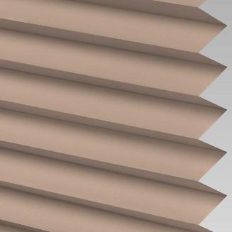 Intu Infusion Asc Taupe Pleated Blind With Gunmetal Cassette