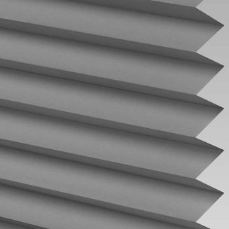 Intu Infusion Asc Concrete Pleated Blind With Gunmetal Cassette