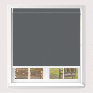 Open Cassette 70mm Banlight Duo Fr Blackout Charcoal Roller Blind