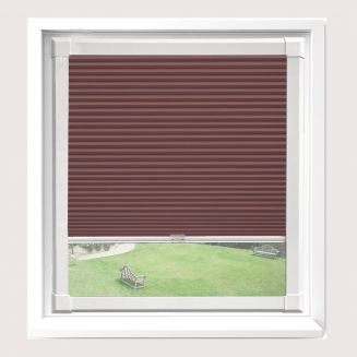Celeste Tuscan Red Perfect Fit Pleated Blinds