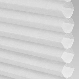 Hive Deluxe Dove Pleated Blind With White Frame