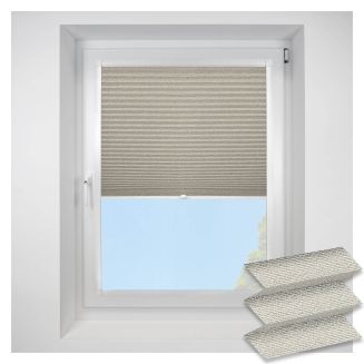 Cactus Asc Eco Stone Grey Perfect Fit Pleated Blinds
