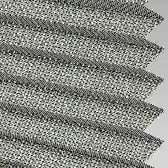Hemp Asc Ebony Perfect Fit Pleated Blinds