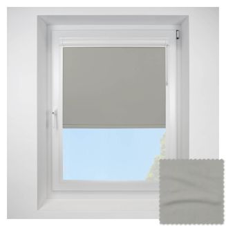 Chain Operated Banlight Duo FR Grey Perfect Fit Roller Blind  