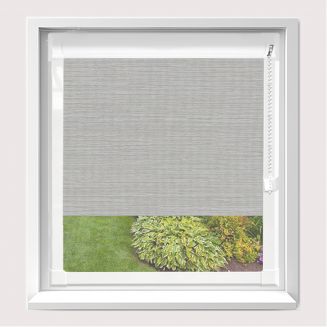 Chain Operated Kent Silver Perfect Fit Roller Blind  