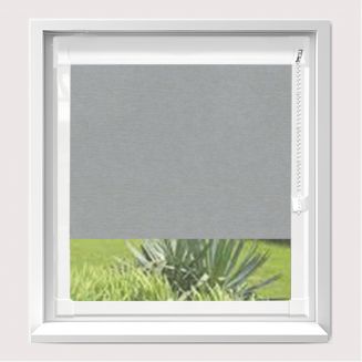 Chain Operated Linenweave Iron Perfect Fit Roller Blind  