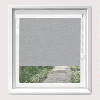 Chain Operated Nordic Asc Silver Perfect Fit Roller Blind  