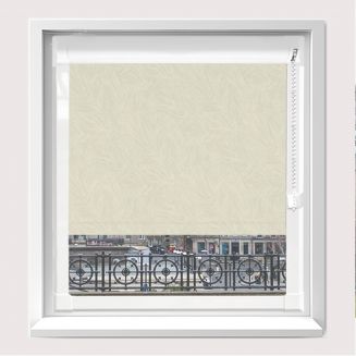 Chain Operated Reflection Fr Ecru Perfect Fit Roller Blind  