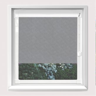 Chain Operated Ribbons Asc Pewter Perfect Fit Roller Blind  