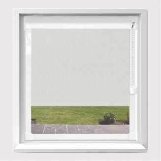 Chain Operated Ribbons Asc White Perfect Fit Roller Blind  