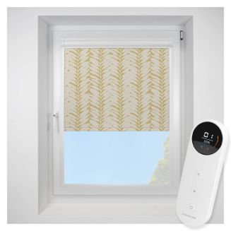 Acacia Blackout Caraway Perfect Fit Roller Motorised Blind