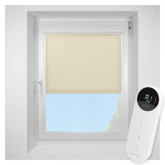 Atlantex Cream Perfect Fit Roller Motorised Blind