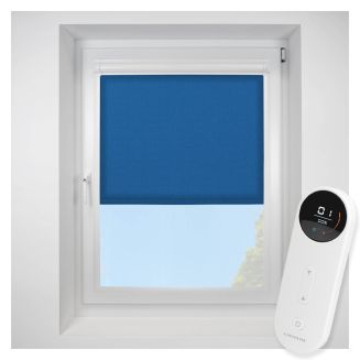 Atlantex Dark Blue Perfect Fit Roller Motorised Blind