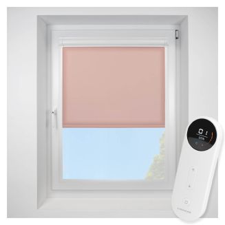 Pop Blush Perfect Fit Roller Motorised Blind