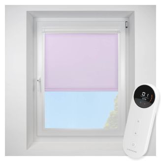 Pop Lilac Perfect Fit Roller Motorised Blind