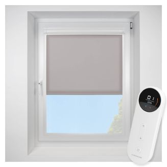 Pop Mocha Perfect Fit Roller Motorised Blind