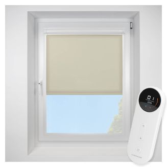 Pop Oatmeal Perfect Fit Roller Motorised Blind