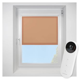 Pop Terracotta Perfect Fit Roller Motorised Blind