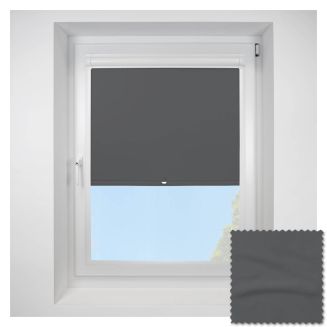 Banlight Duo Fr Blackout Charcoal Perfect Fit Roller Blind
