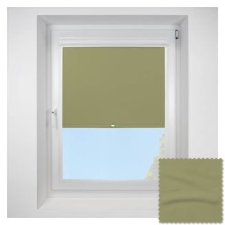 Banlight Duo Fr Blackout Green Perfect Fit Roller Blind