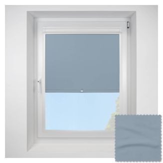 Banlight Duo Fr Blackout Smokey Blue Perfect Fit Roller Blind