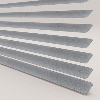 brushed-chrome Perfect Fit VenetianPleated Blind