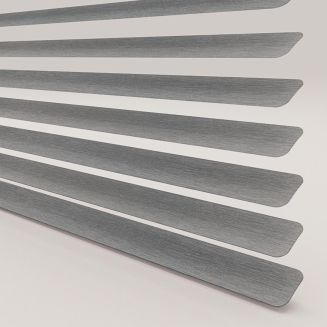 brushed-silver Perfect Fit VenetianPleated Blind