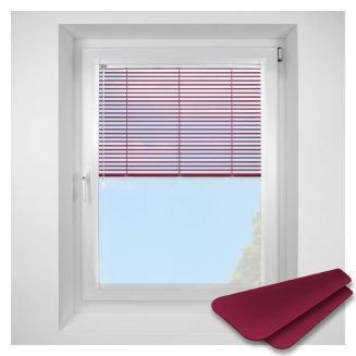 matt-black Perfect Fit VenetianPleated Blind