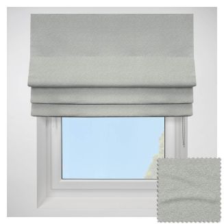Balmore Silver Roman Blind
