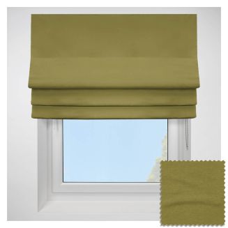 Lima Olive Roman Blind