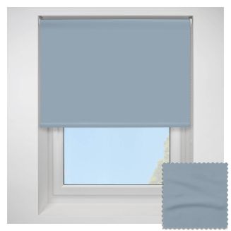 Banlight Duo Fr Smokey Blue Roller Blind