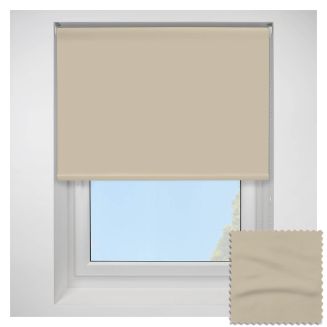 Ex Lite Blackout Bisque Roller Blind