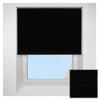 Ex Lite Blackout Black Roller Blind