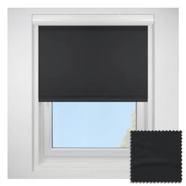 Banlight Duo Fr Black Blockout Roller Blind