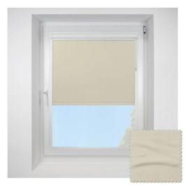 Banlight Duo Fr Blackout Calico Perfect Fit Chain Operated Roller Blind
