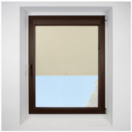 Banlight Duo Fr Blackout Vanilla | Perfect Fit Roller Blind | No Drill