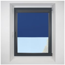 Banlight Duo FR Glacier Blue Perfect Fit Roller Motorised Blind with ...