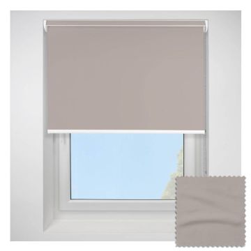 Open Cassette 40mm Banlight Duo Fr Blackout Stone Grey Roller Blind