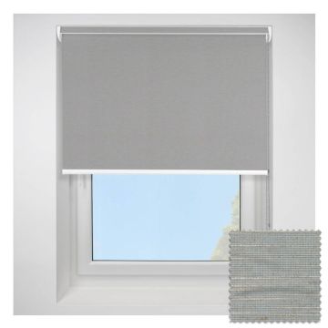Open Cassette 40mm Linenweave Iron Roller Blind