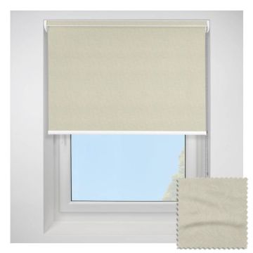 Open Cassette 40mm Reflection Fr Blackout Ecru Roller Blind