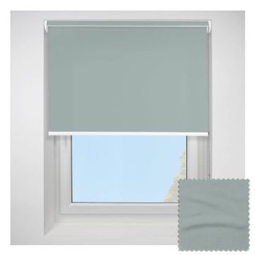 Open Cassette 40mm Splash Duck Egg Roller Blind