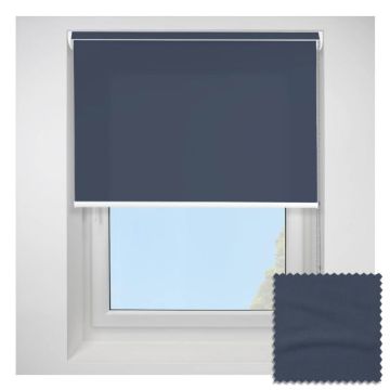 Open Cassette 40mm Splash Midnight Roller Blind