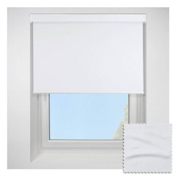 Open Cassette 70mm Ex Lite Blackout White Roller Blind