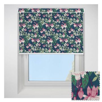 Fuchsia Swingtime Blackout Open Cassette Roller Blind