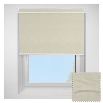 Open Cassette 70mm Reflection Fr Blackout Ecru Roller Blind