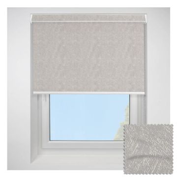 Open Cassette 70mm Romany Blackout Light Grey Roller Blind