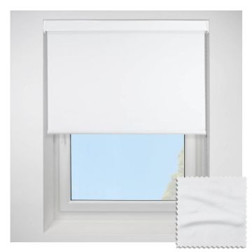 Open Cassette 70 Urban fr Bright White Roller Blind With White Cassette