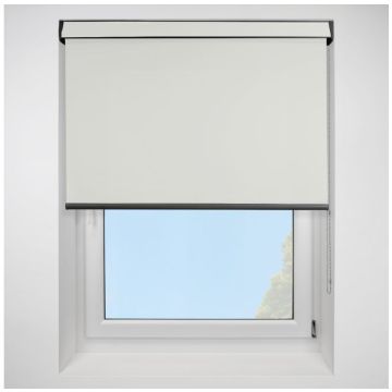 Open Cassette 70 Urban fr Cream Roller Blind With Anthracite Cassette
