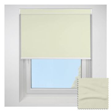 Open Cassette 70 Urban fr Ecru Roller Blind With White Cassette